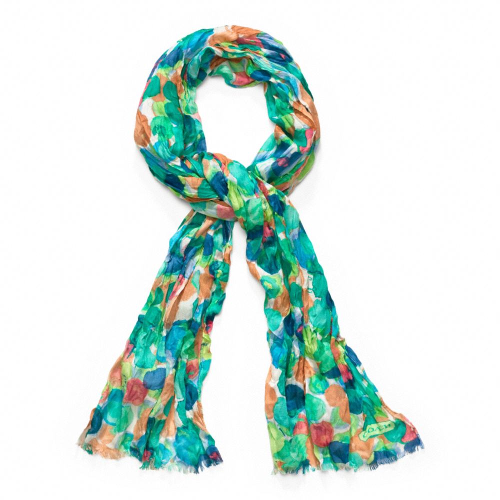 Watercolor Dot Oblong Scarf