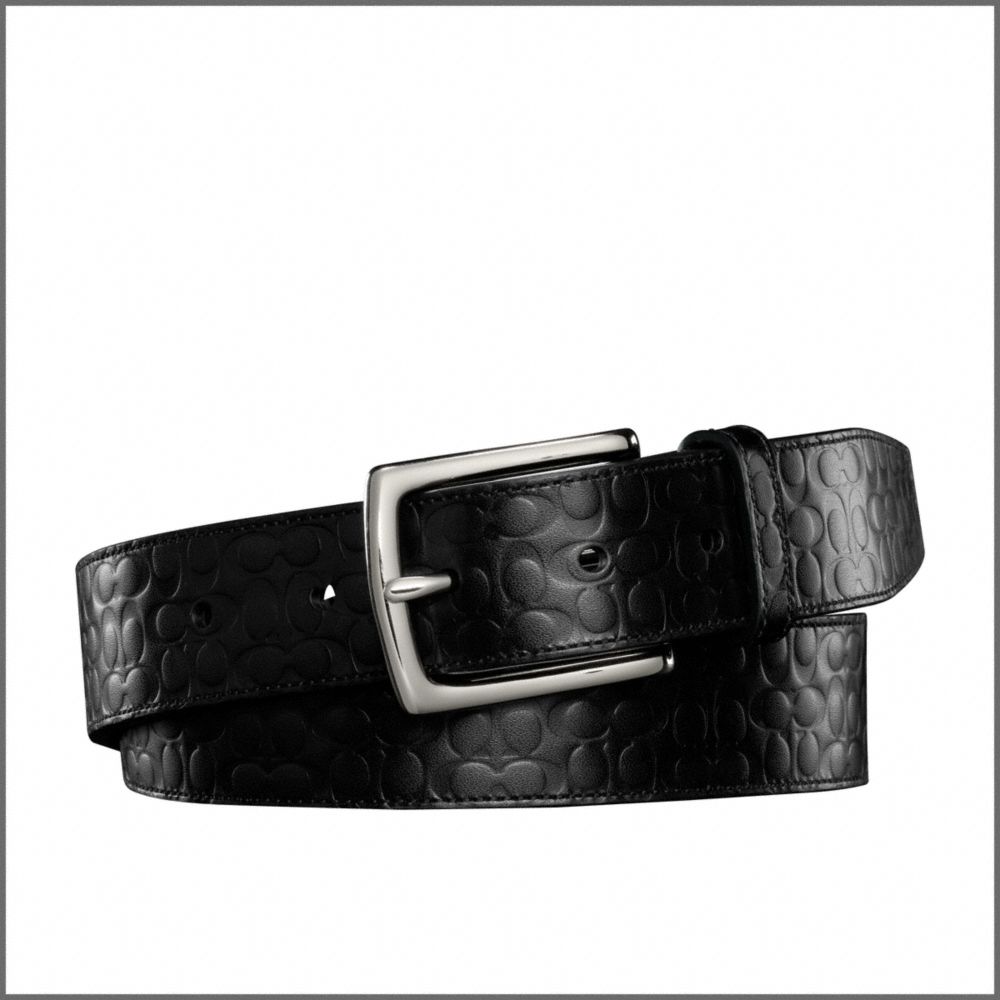 Signature Embossed Dress Belt $98.00