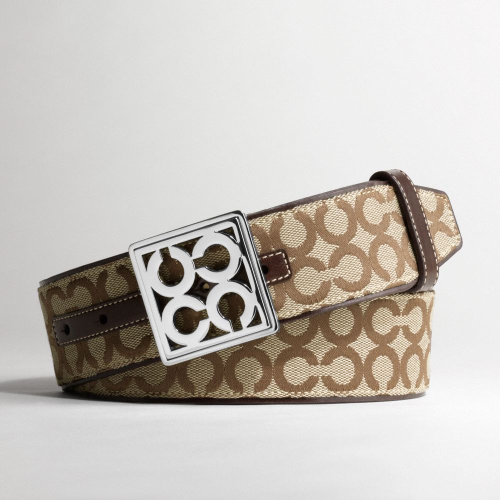 COACH OP ART WIDE BELT $148.00