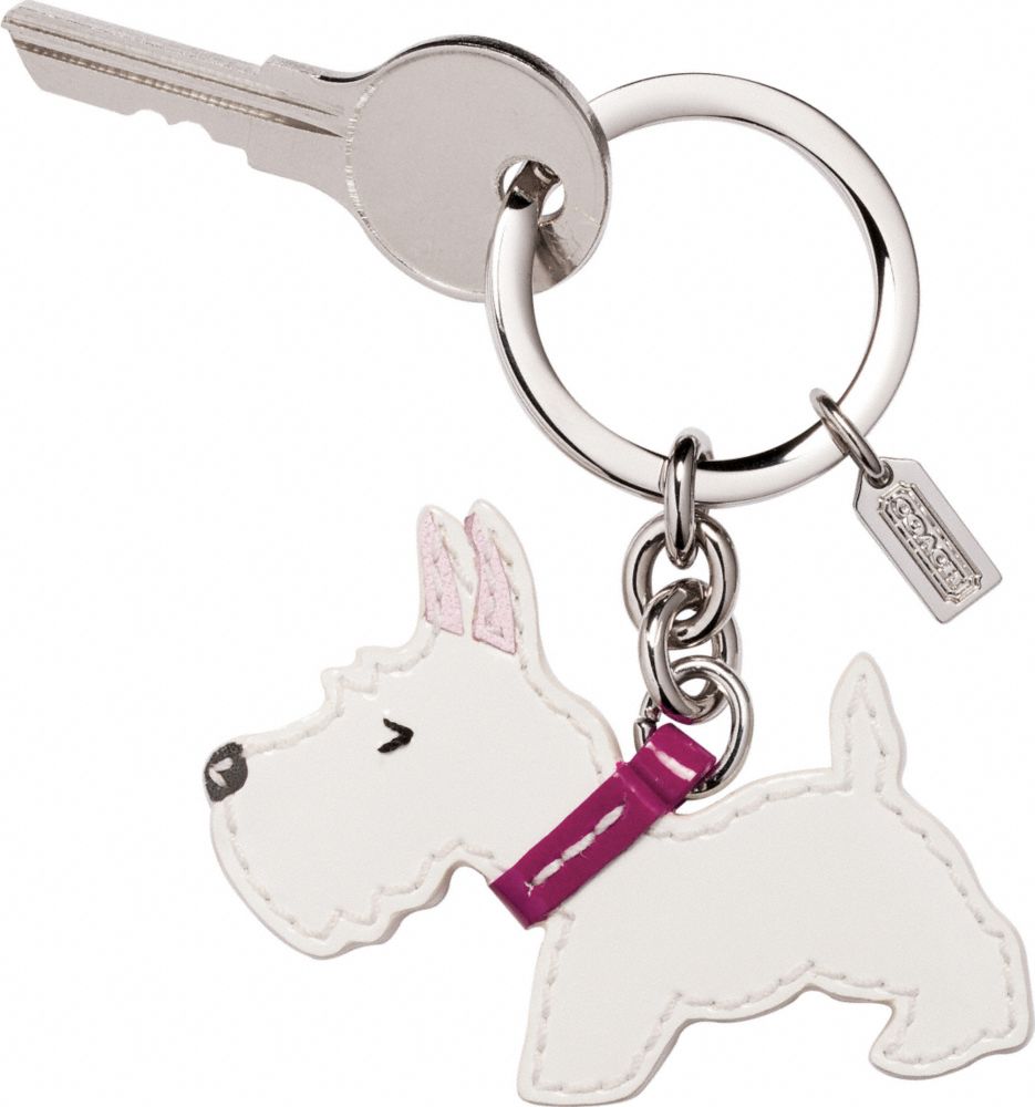 Coach Official Site - SCOTTIE DOG KEYFOB from coach.com