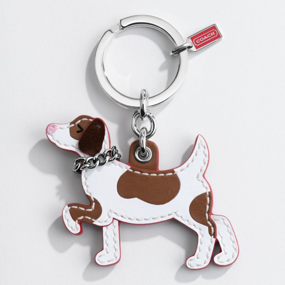 Leather Dog Keyfob $38.00