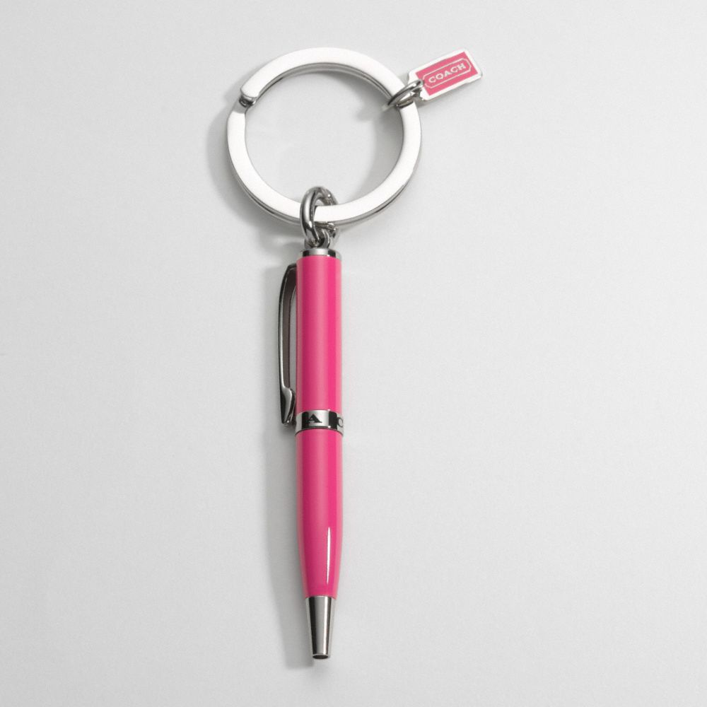 Coach Script Pen Keyfob $48.00