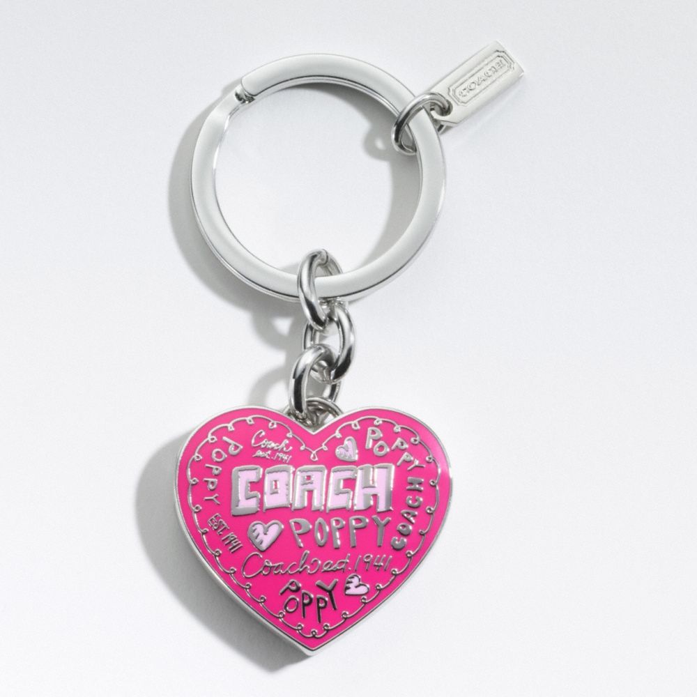 POPPY LOCKET KEYFOB $48.00