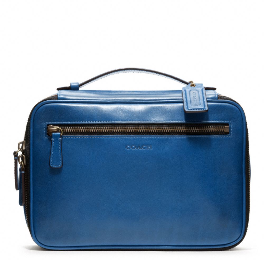 BLEECKER LEATHER TRAVEL KIT
