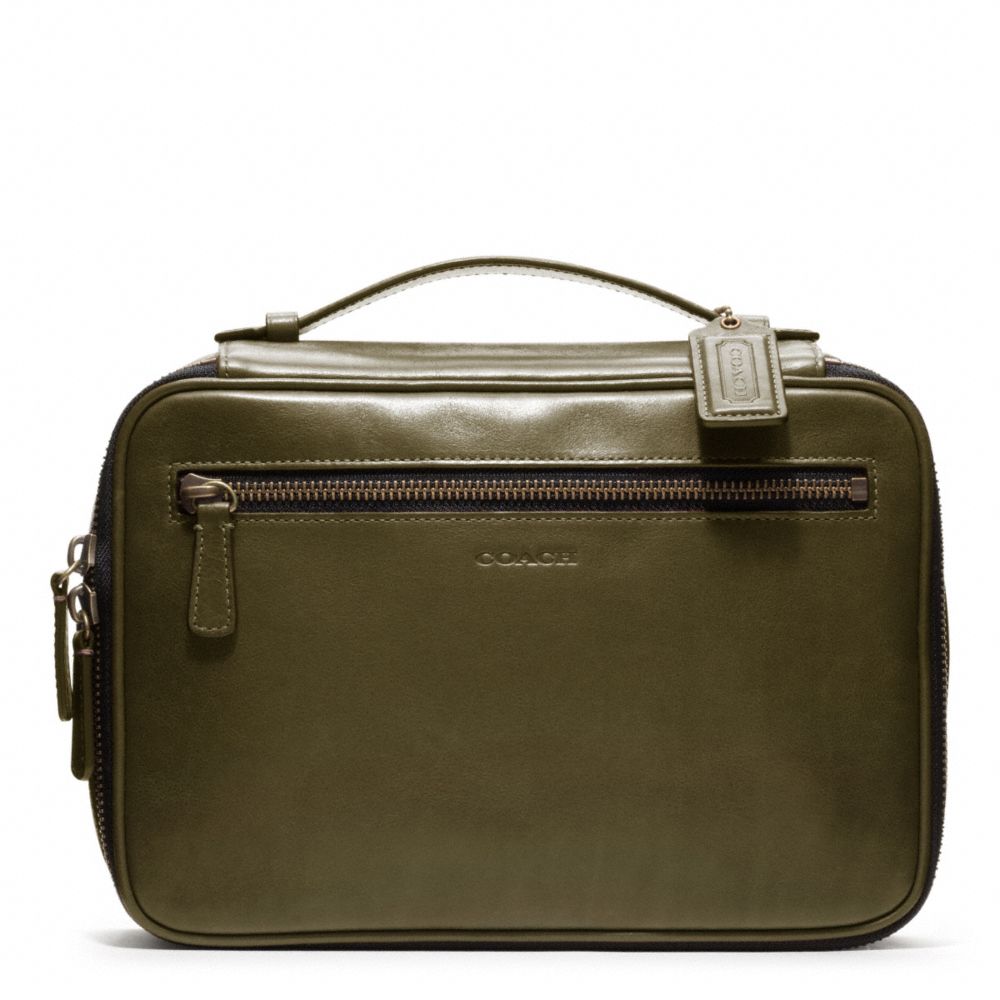 BLEECKER LEATHER TRAVEL KIT
