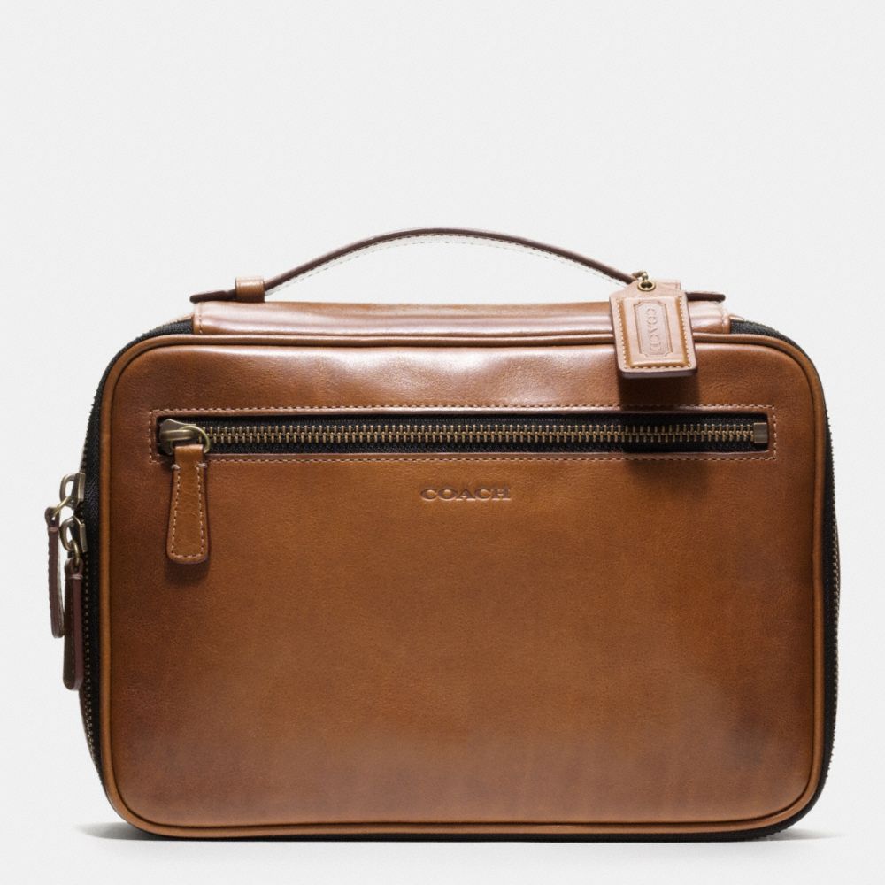 BLEECKER LEATHER TRAVEL KIT