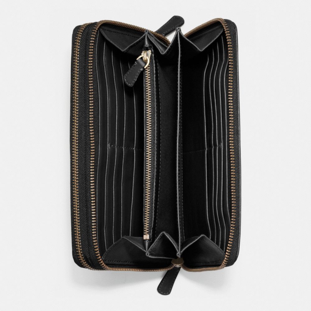 BLEECKER LEATHER DOUBLE  ZIP TRAVEL ORGANIZER