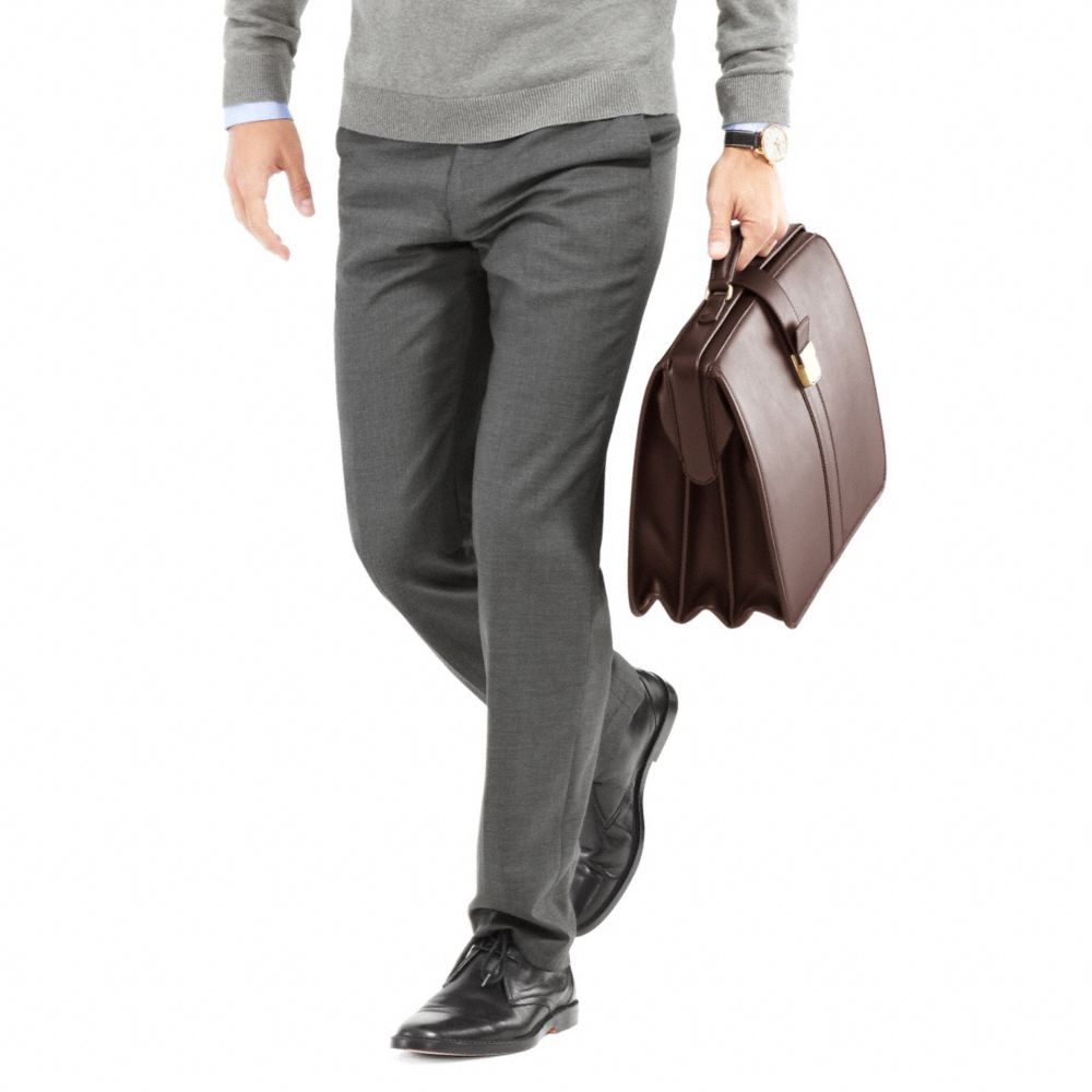 CROSBY LUX LEATHER DIPLOMAT BRIEF