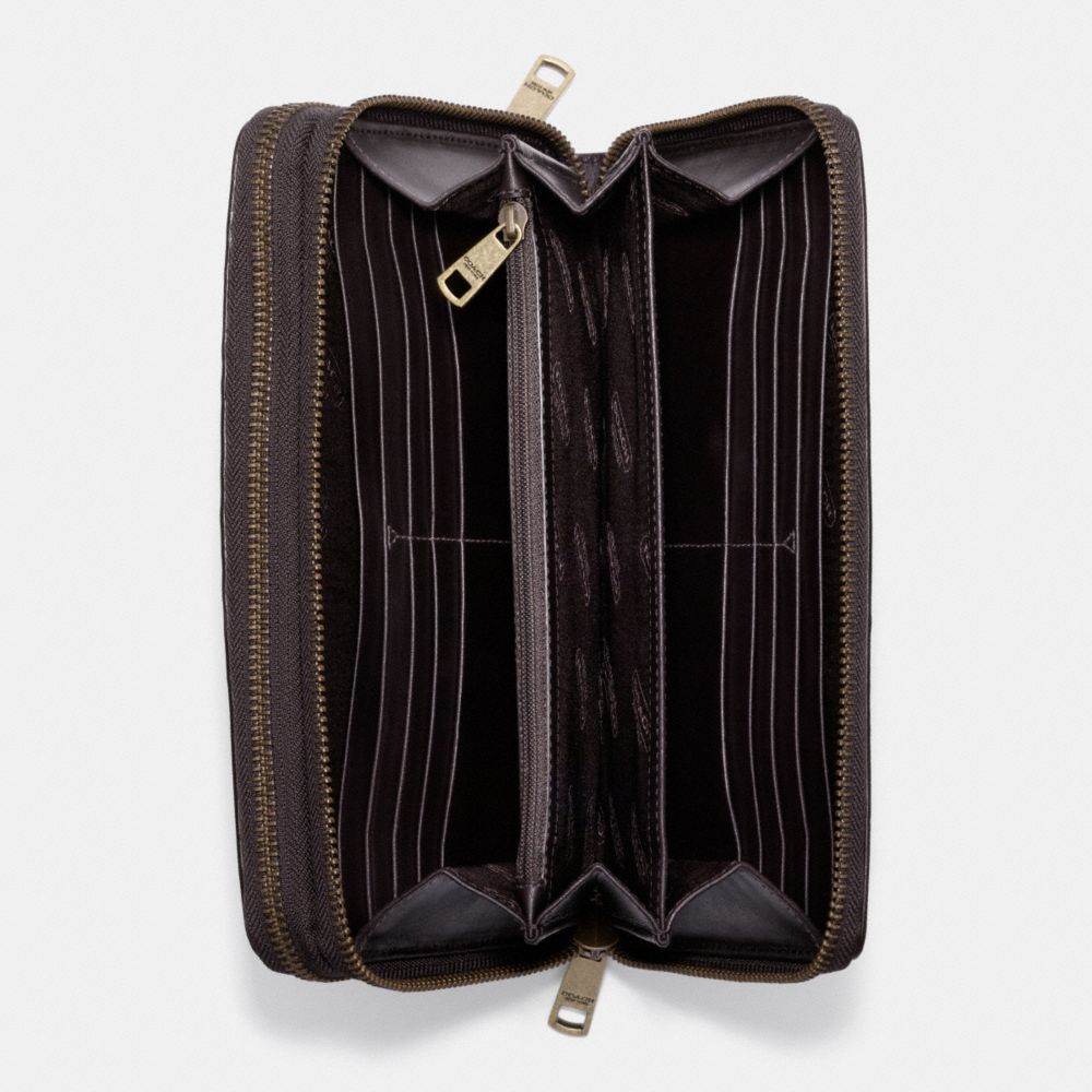 BLEECKER SIGNATURE DOUBLE ZIP TRAVEL ORGANIZER