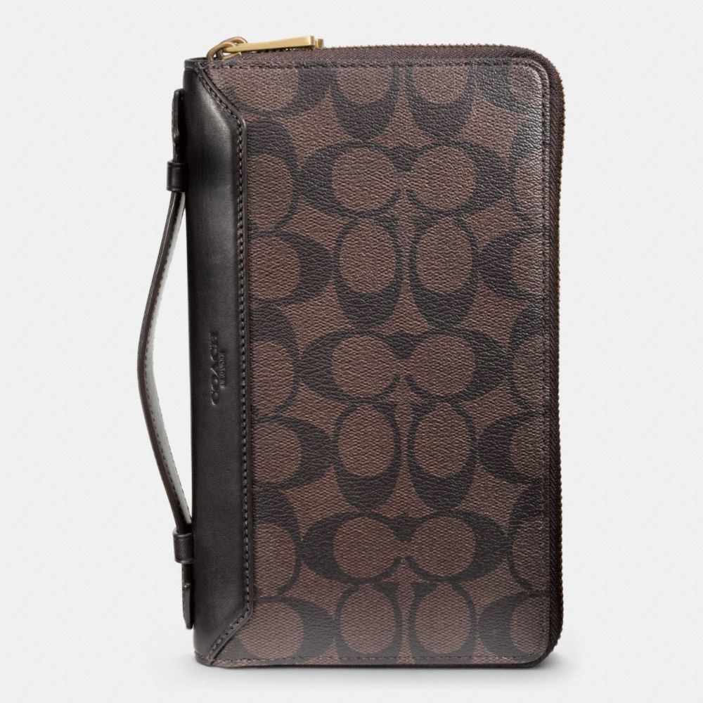 BLEECKER SIGNATURE DOUBLE ZIP TRAVEL ORGANIZER