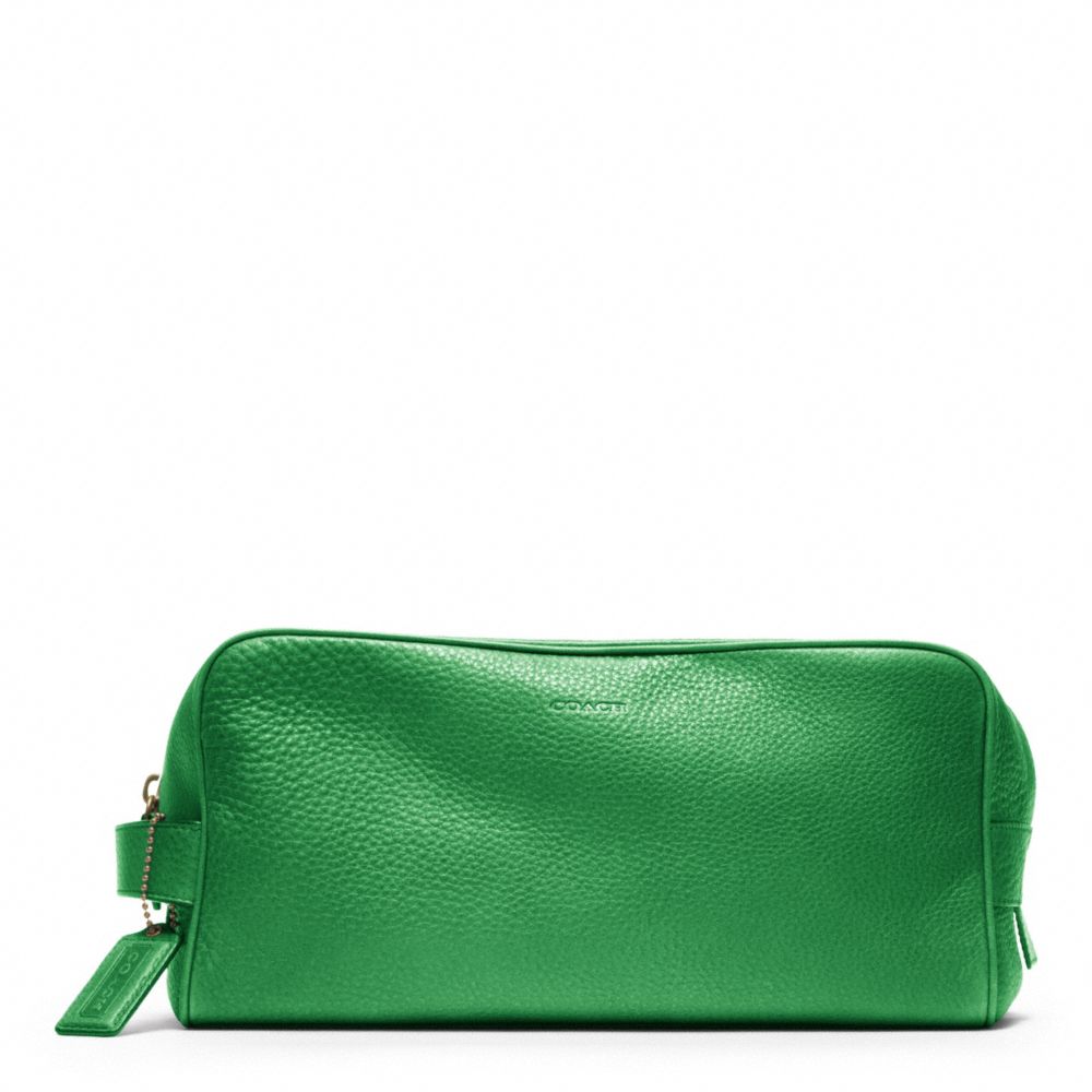 Bleecker Pebbled Leather Dopp Kit