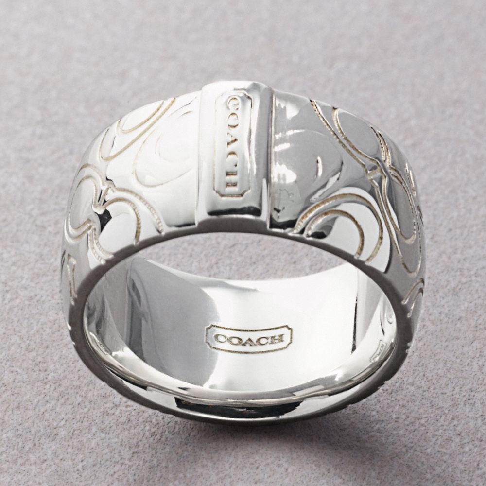 Bias Signature Band Ring $128.00