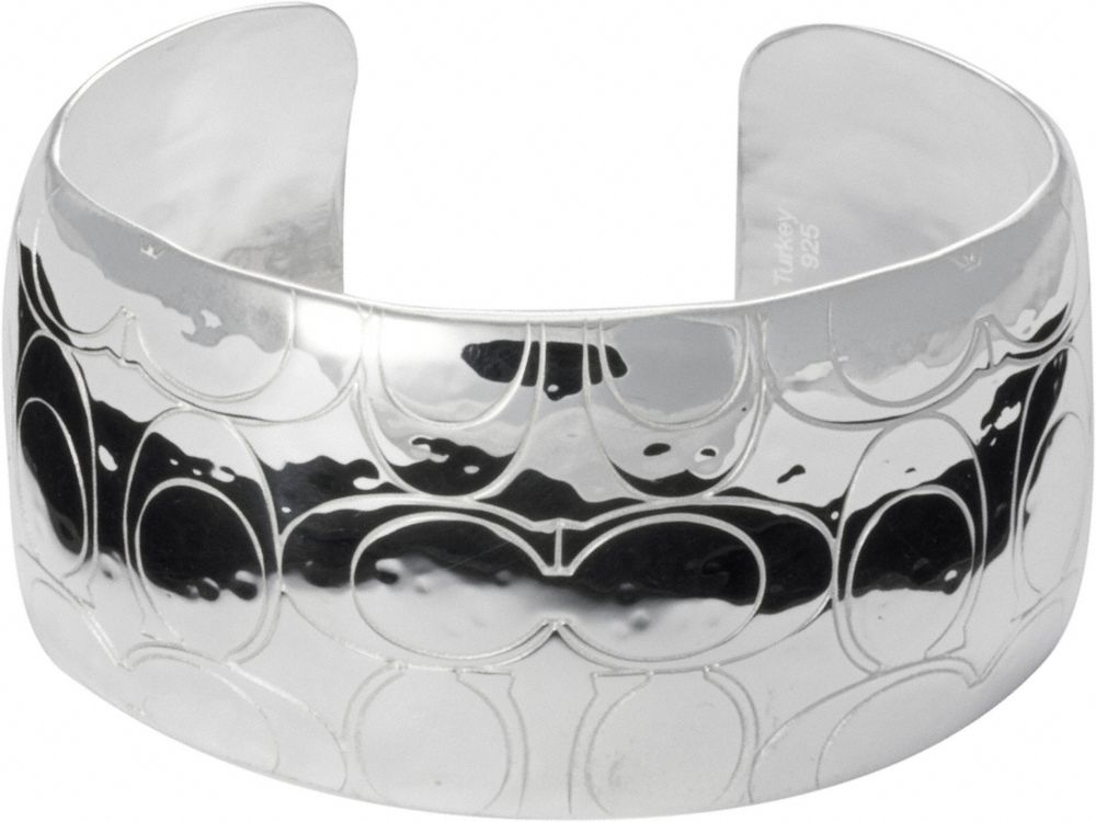 Coach Official Site - OUTLINE SIGNATURE CUFF from coach.com