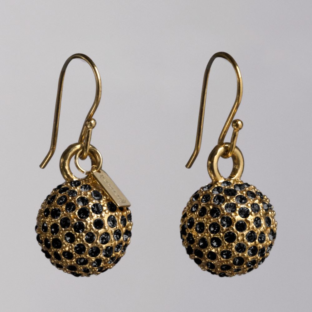 Pave Ball Earring $98.00