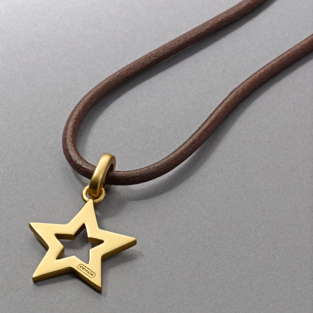スター レザー ネックレス &yen;21,000