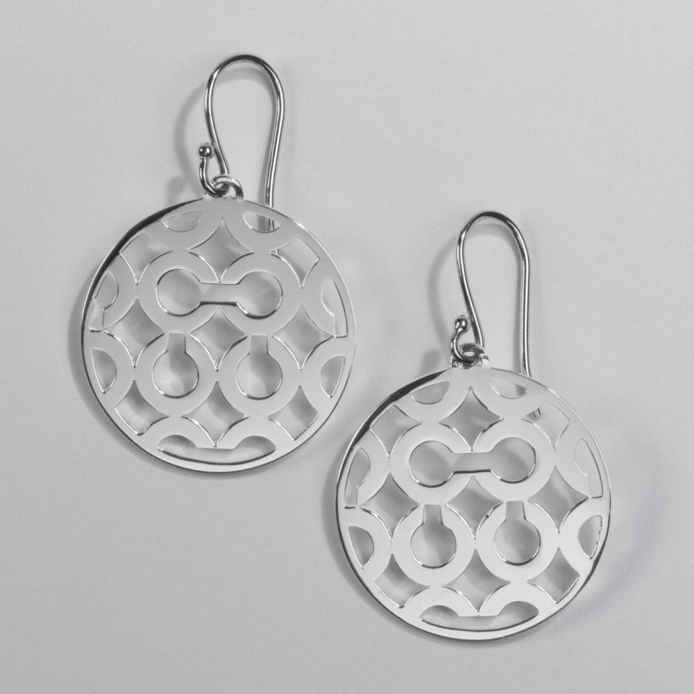 COACH OP ART PIERCED EARRING $158.00
