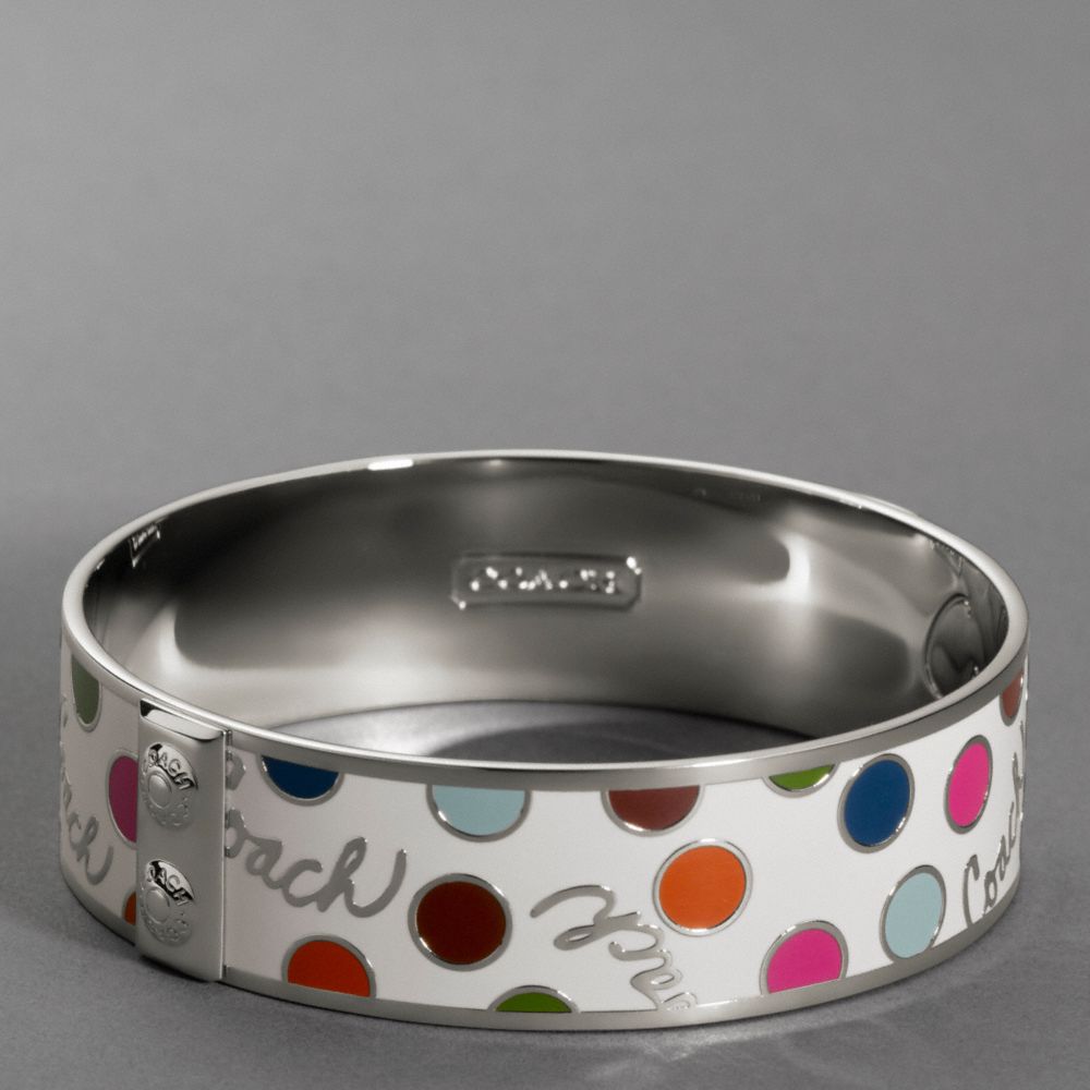 3/4" ポルカ ドット バングル &yen;21,000