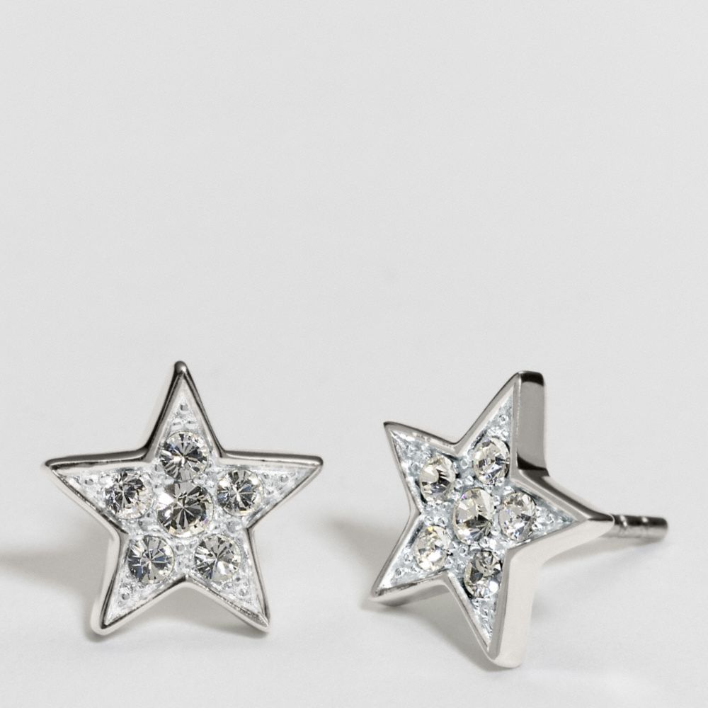 Mini Pave Star Earrings $98.00