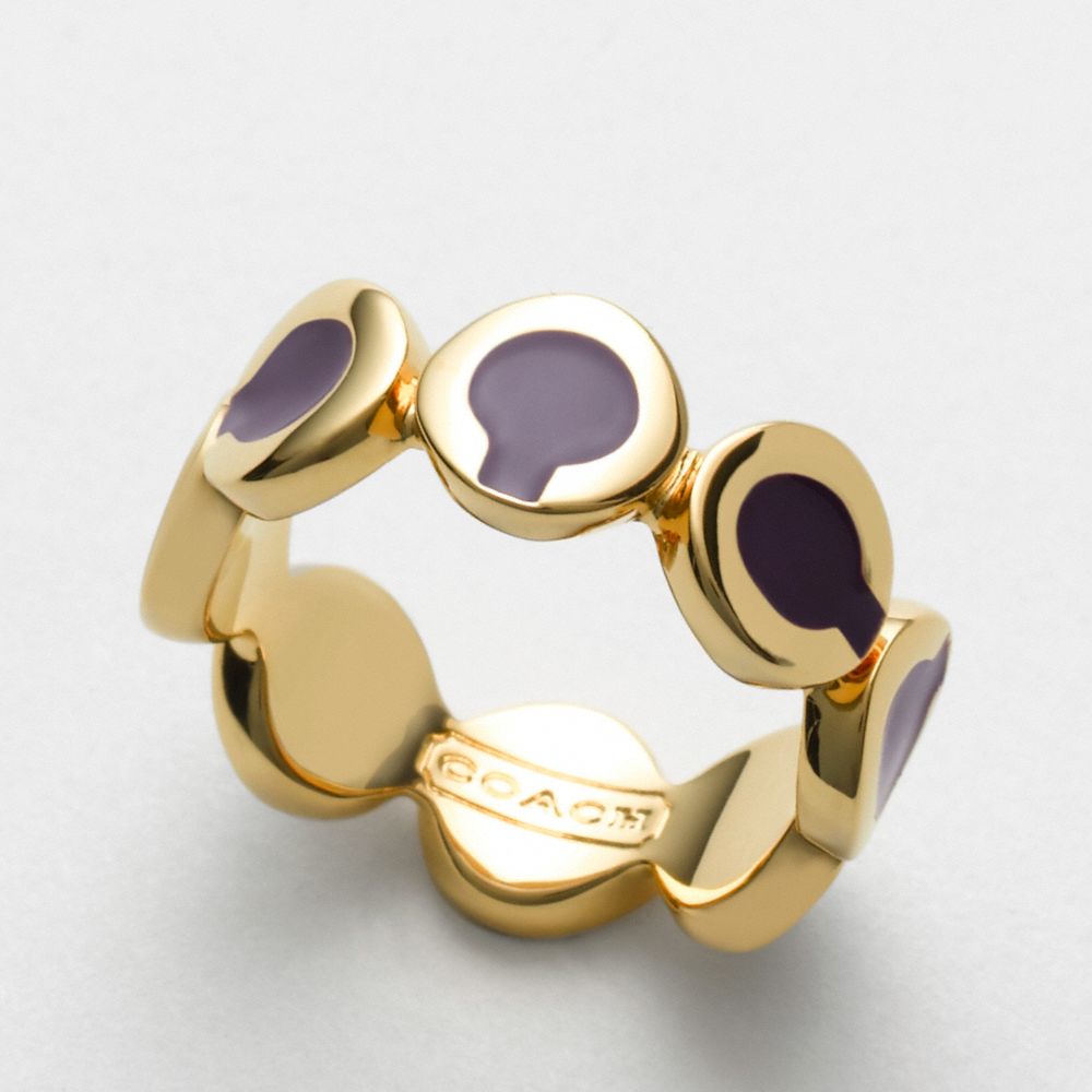 Coach Op Art Ring $58.00