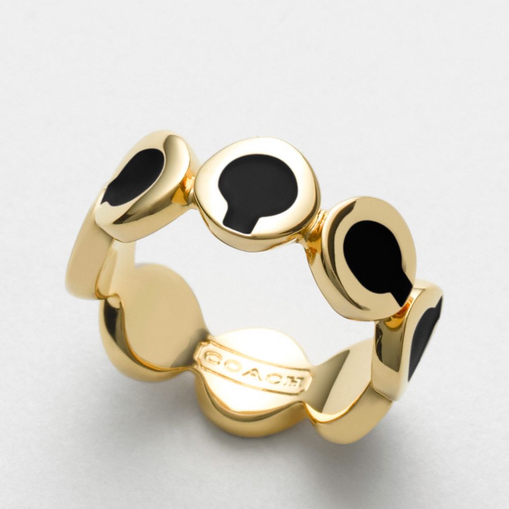 Coach Op Art Ring $58.00