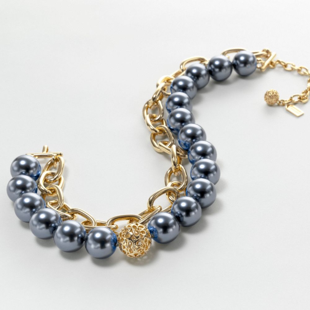 PEARL AND CHAIN NECKLACE $178.00