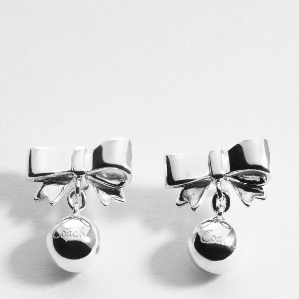 Coach Bow Earrings $128.00