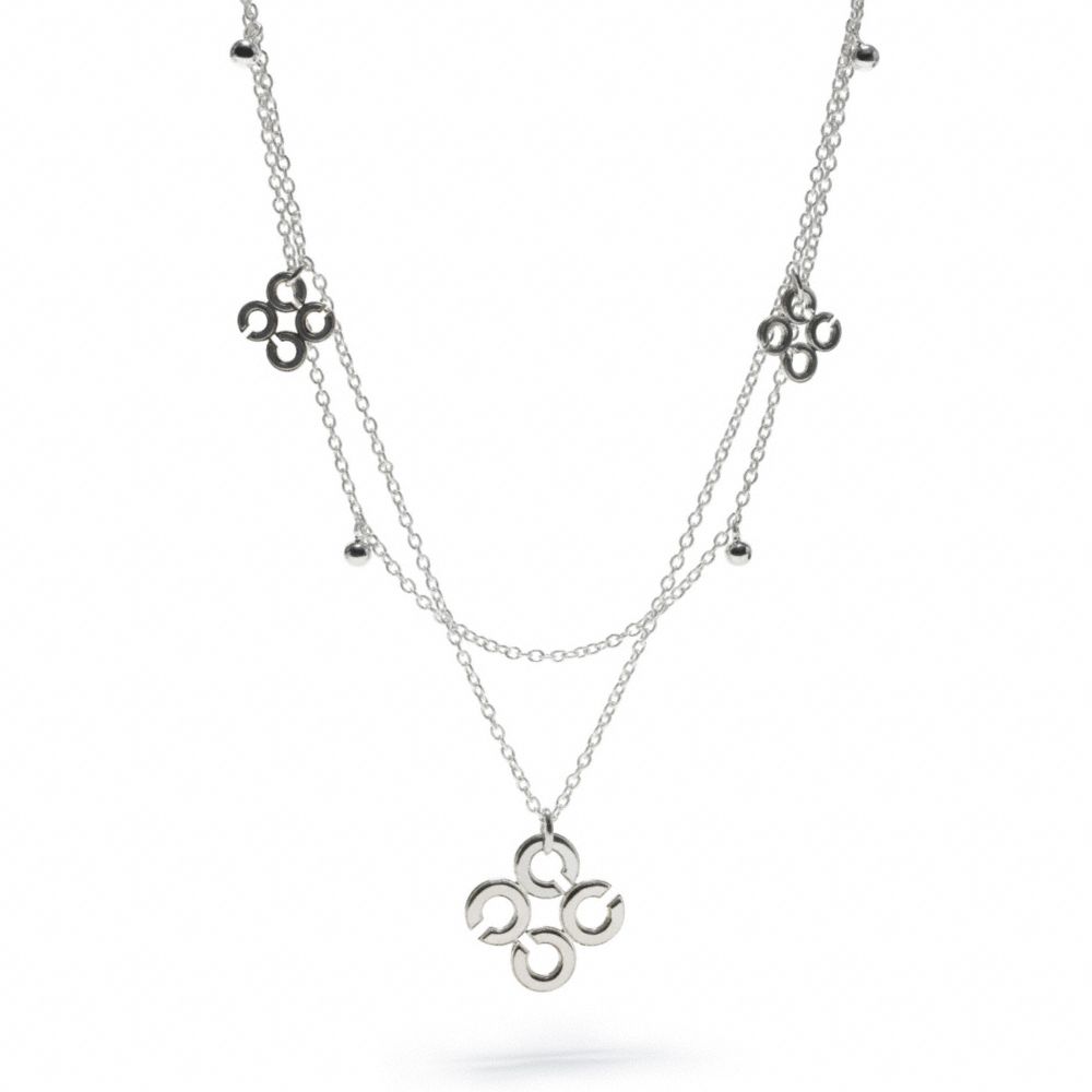OPTIC C DOUBLE CHARM NECKLACE $228.00