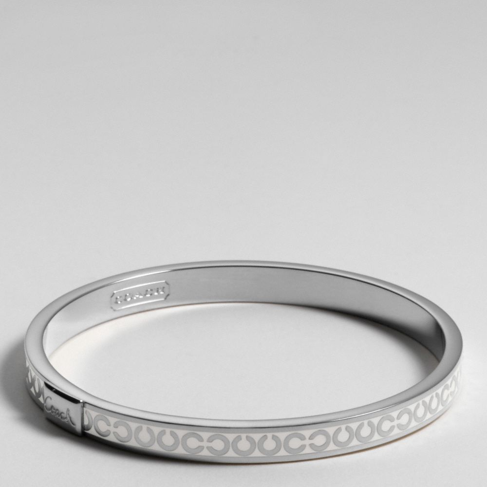 Thin Op Art Bangle $68.00