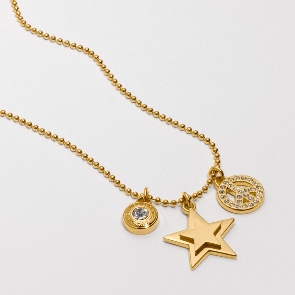 STAR CHARM NECKLACE $128.00