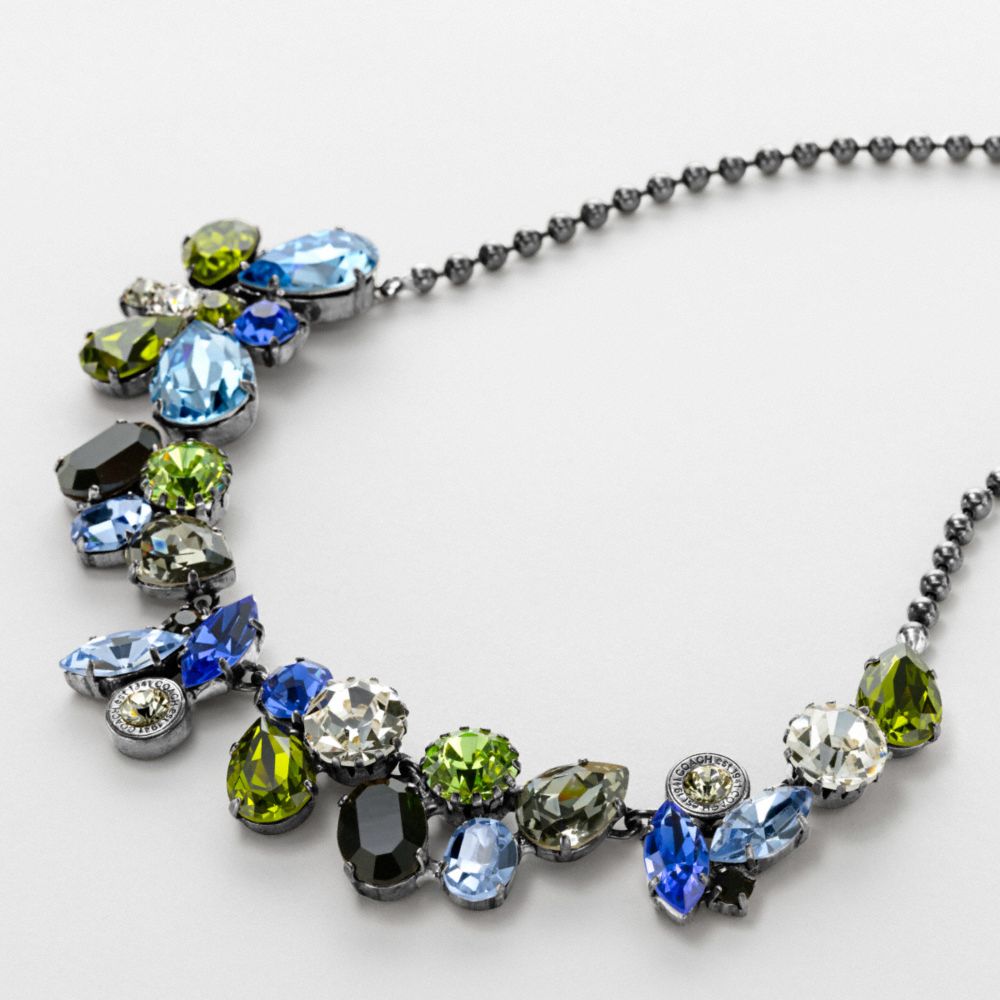 STONE CLUSTER NECKLACE $198.00