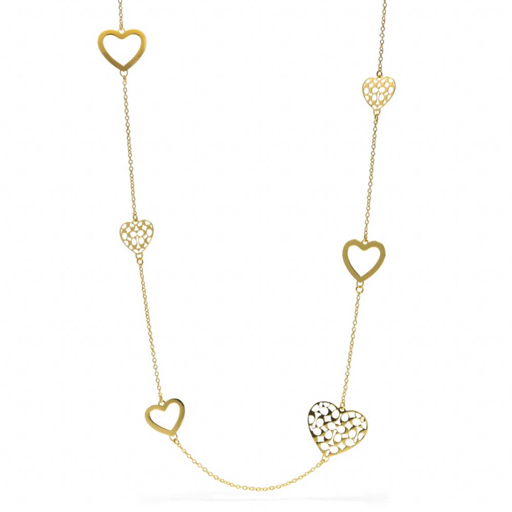 HEART STATION NECKLACE $118.00