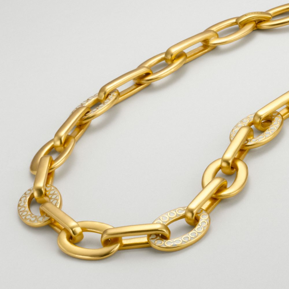 COACH OP ART CHAIN NECKLACE $168.00