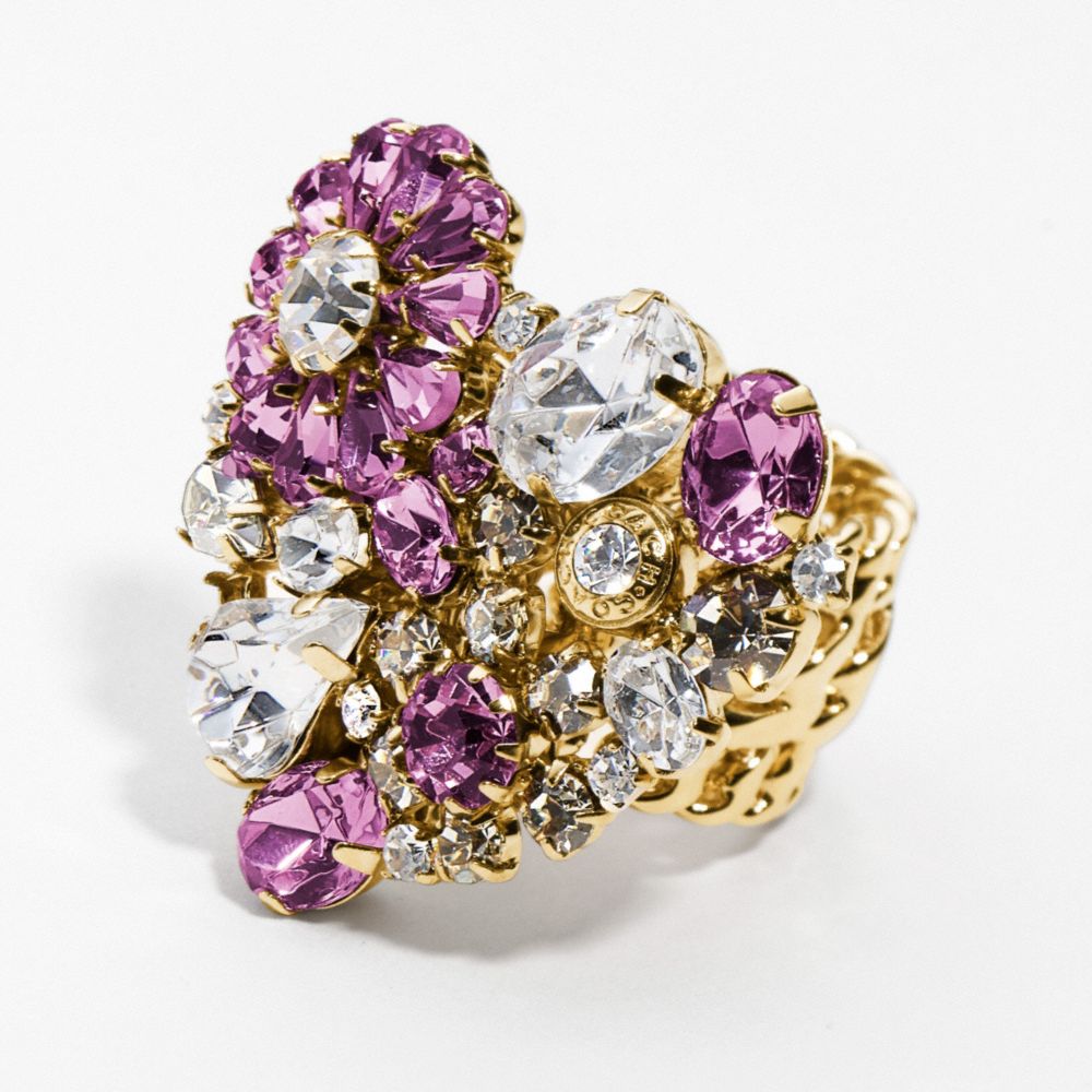 Michelle Trachtenberg for Poppy Stone Heart Ring $128.00