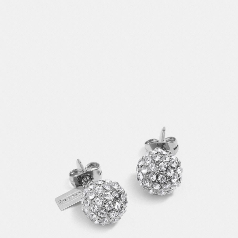 Pave Stud Earrings