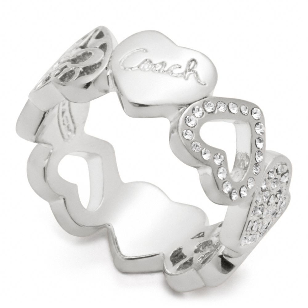 MIRANDA HEART BAND RING