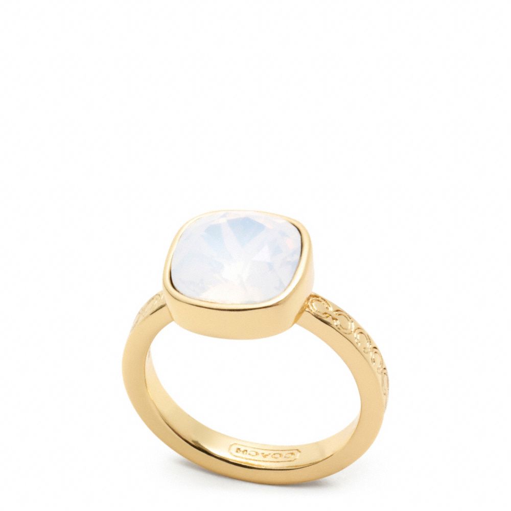 SQUARE STONE RING