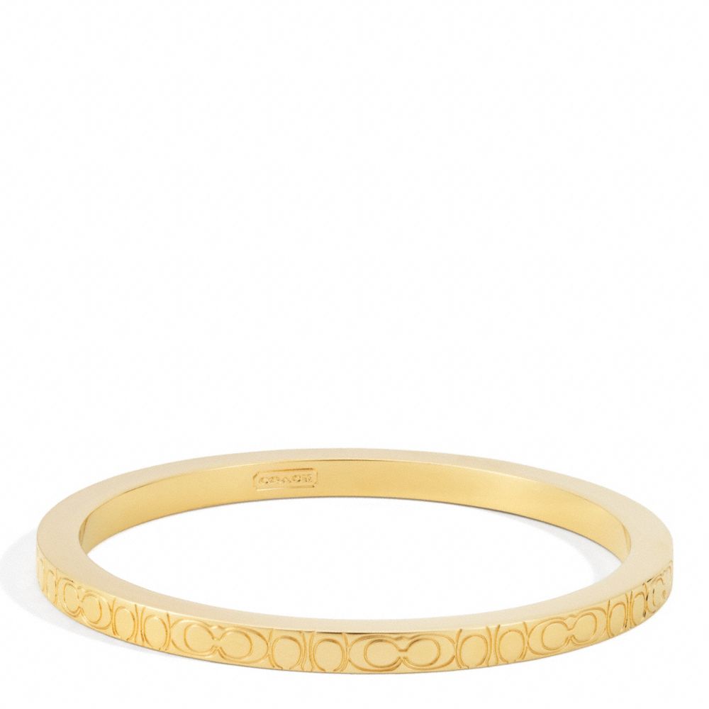 SIGNATURE C METAL BANGLE