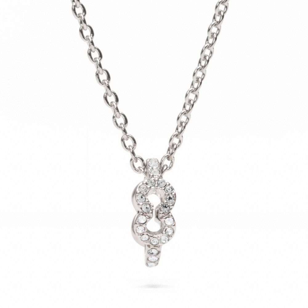 OP ART RONDELL PENDANT NECKLACE