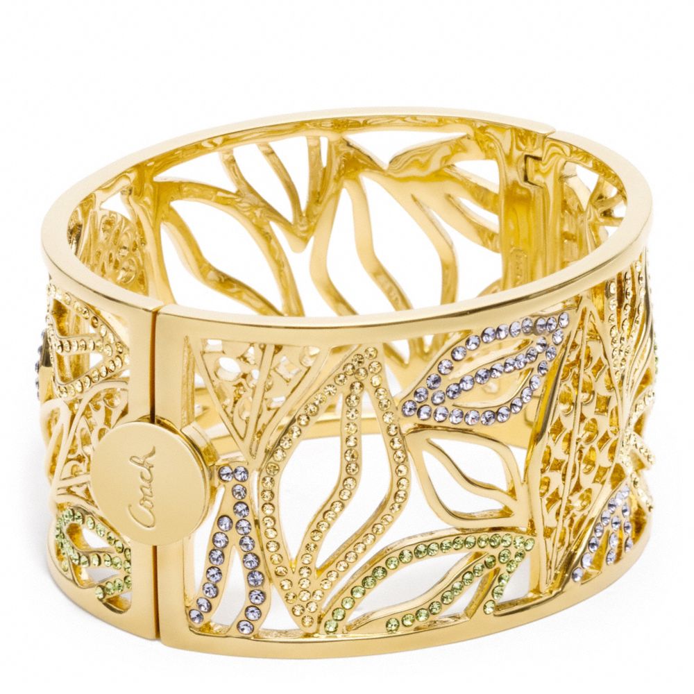 PAVE LEAF BANGLE