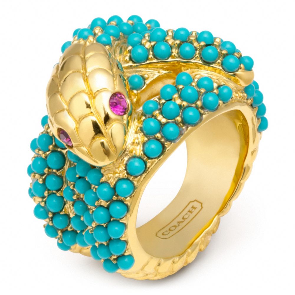 PAVE SNAKE RING