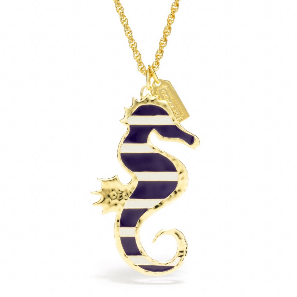ENAMEL SEAHORSE NECKLACE