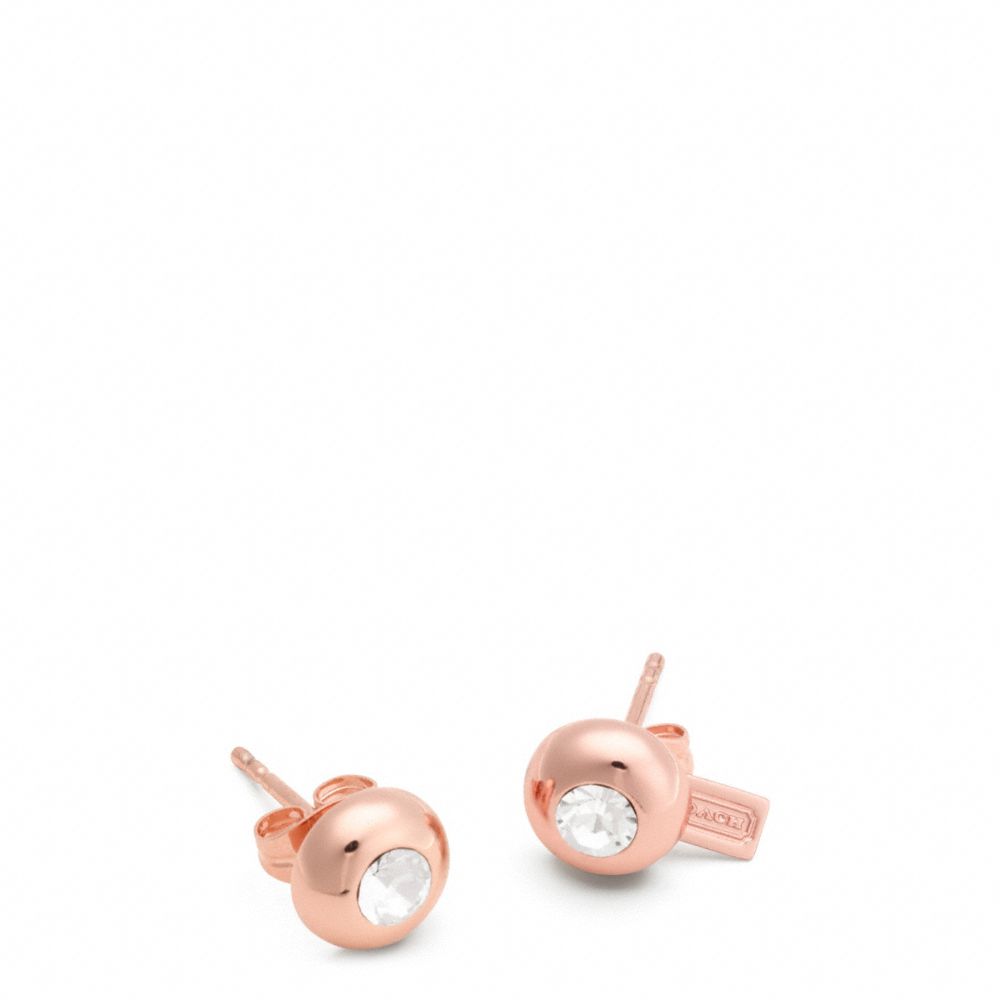 Pave Stud Earrings
