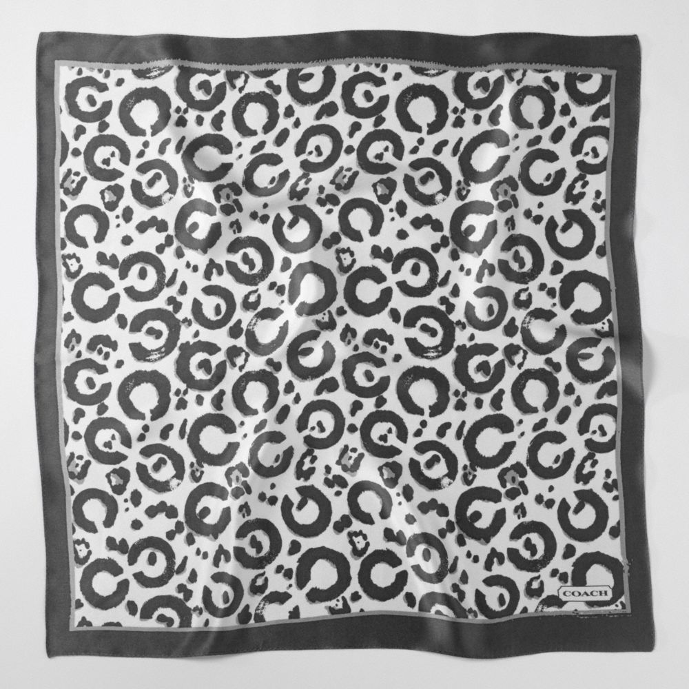 Coach Ocelot Op Art Neckerchief $48.00
