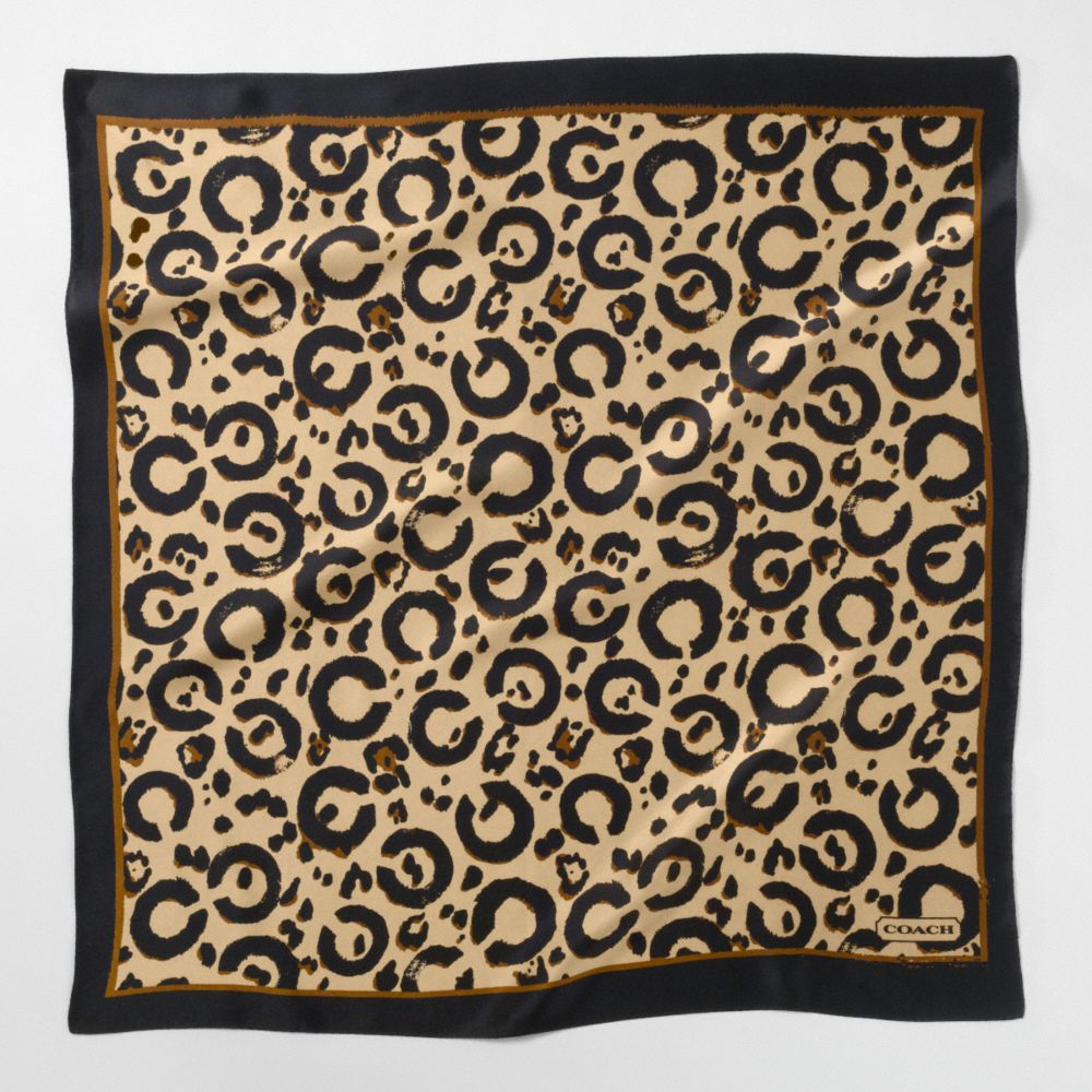 Coach Ocelot Op Art Neckerchief $48.00