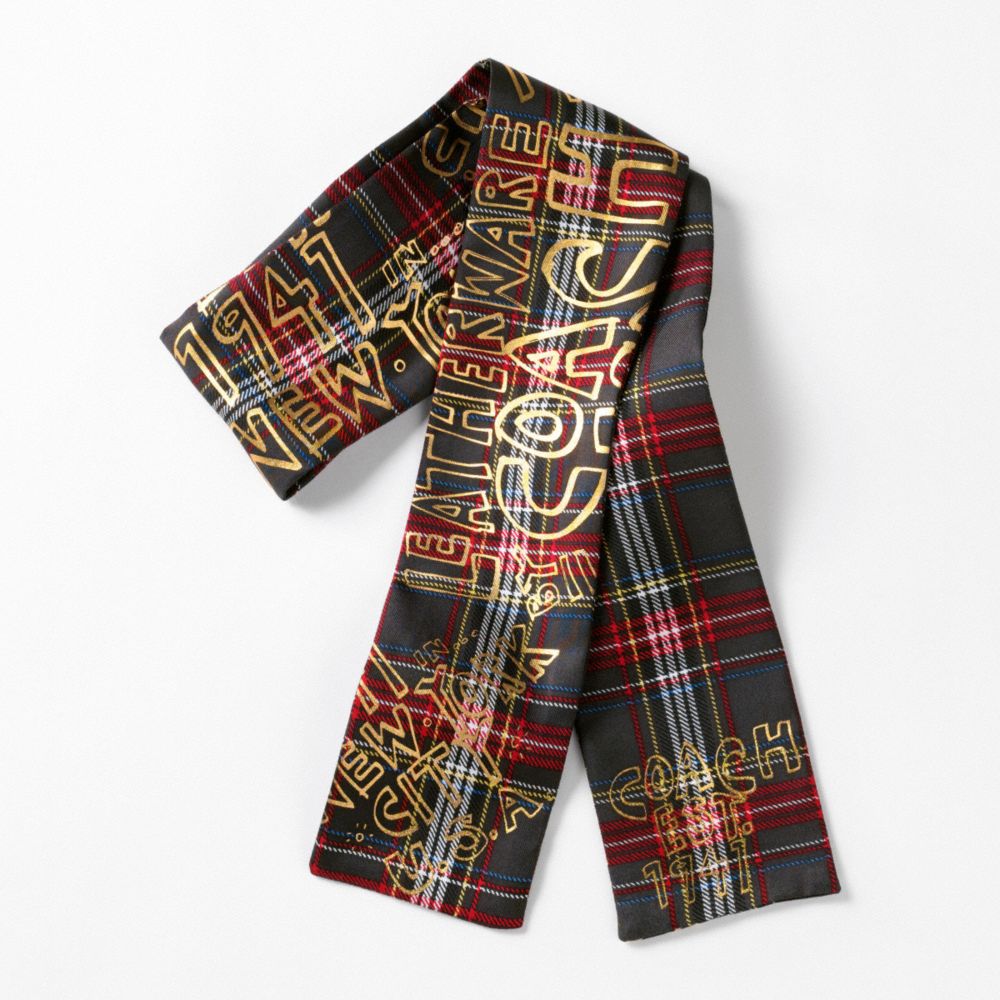 CLASSIC TARTAN PONYTAIL SCARF $38.00