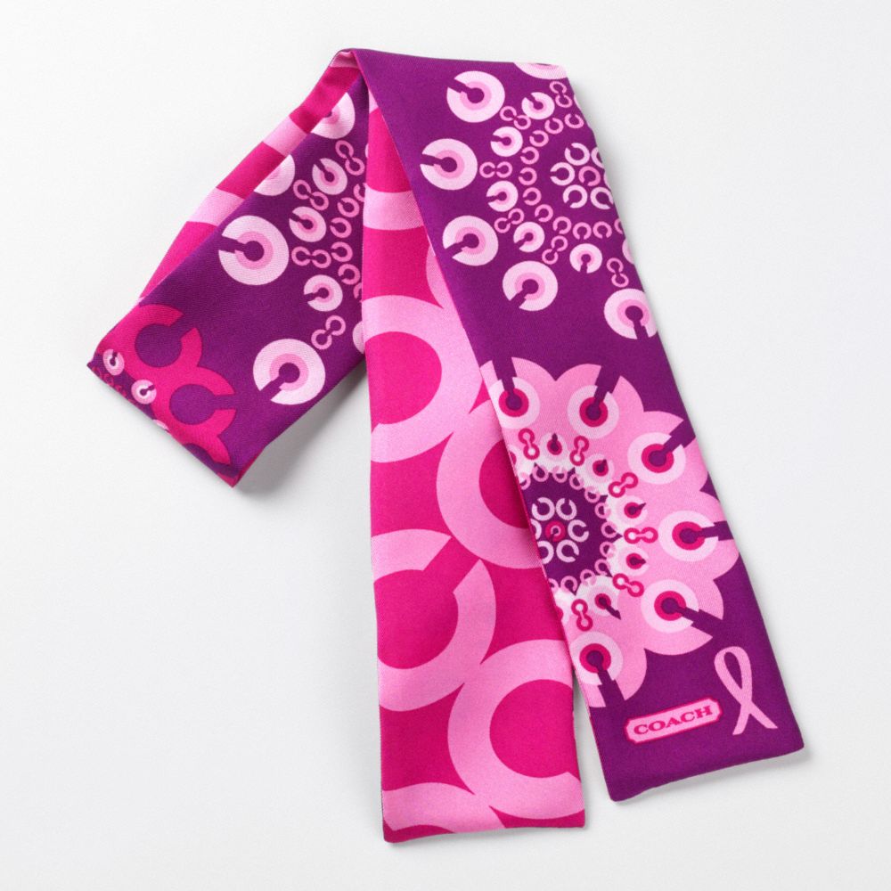Multi Floral Ponytail Scarf $38.00
