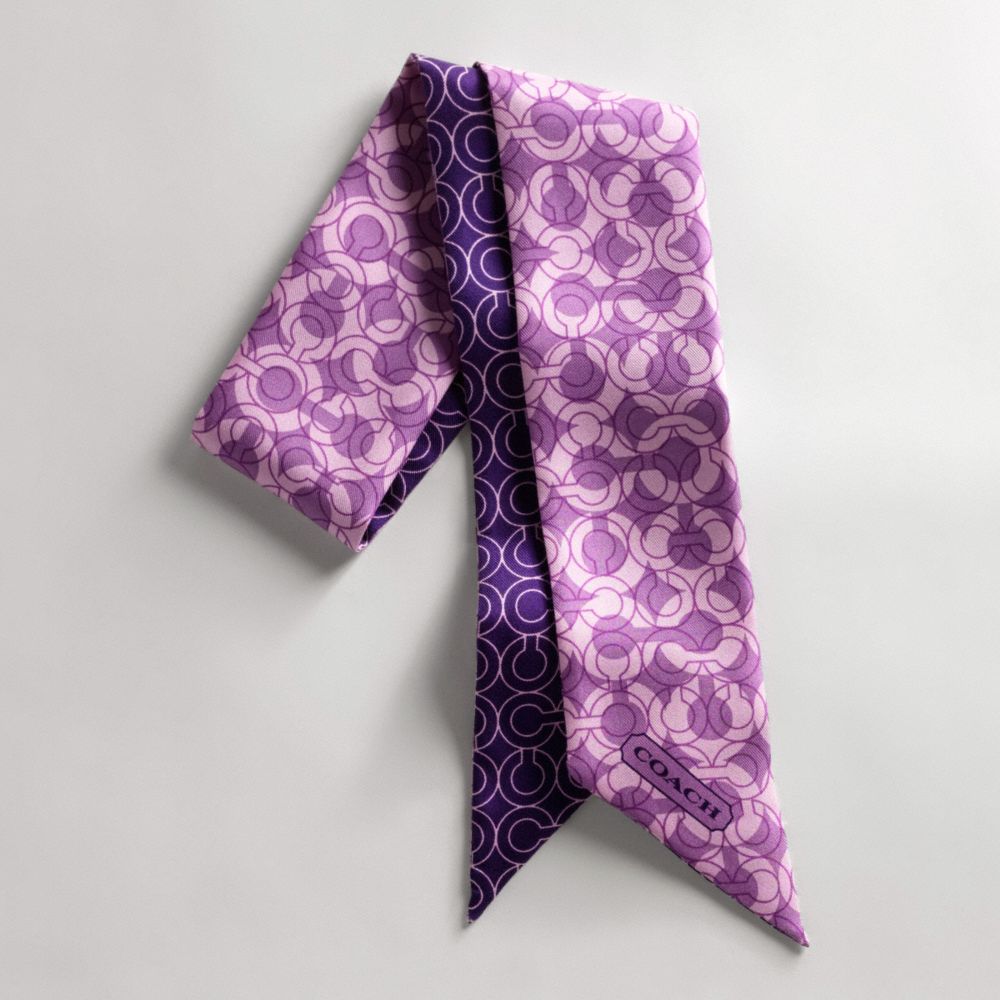 OUTLINE OP ART PONYTAIL SCARF $38.00