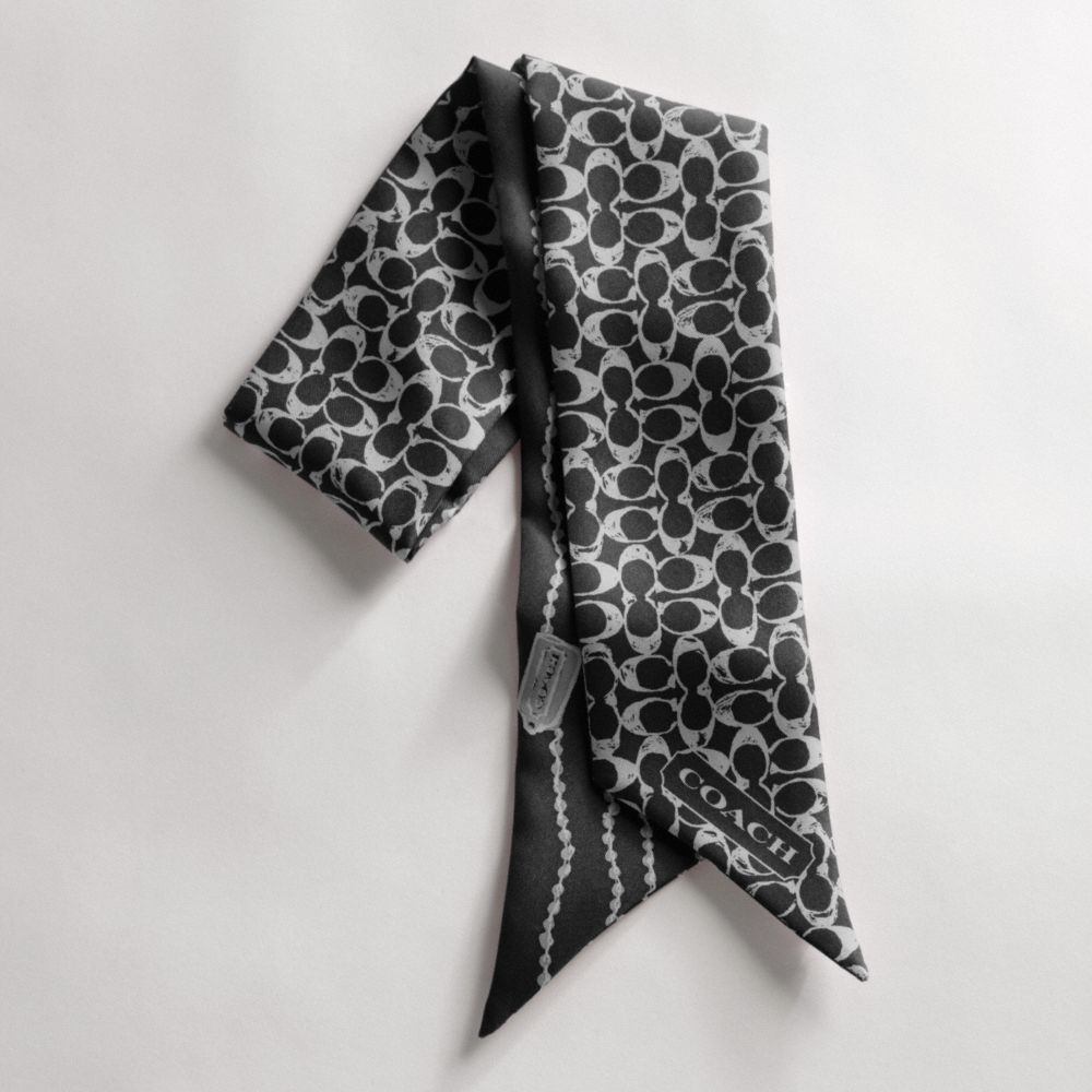 BALL CHAIN PONYTAIL SCARF $38.00