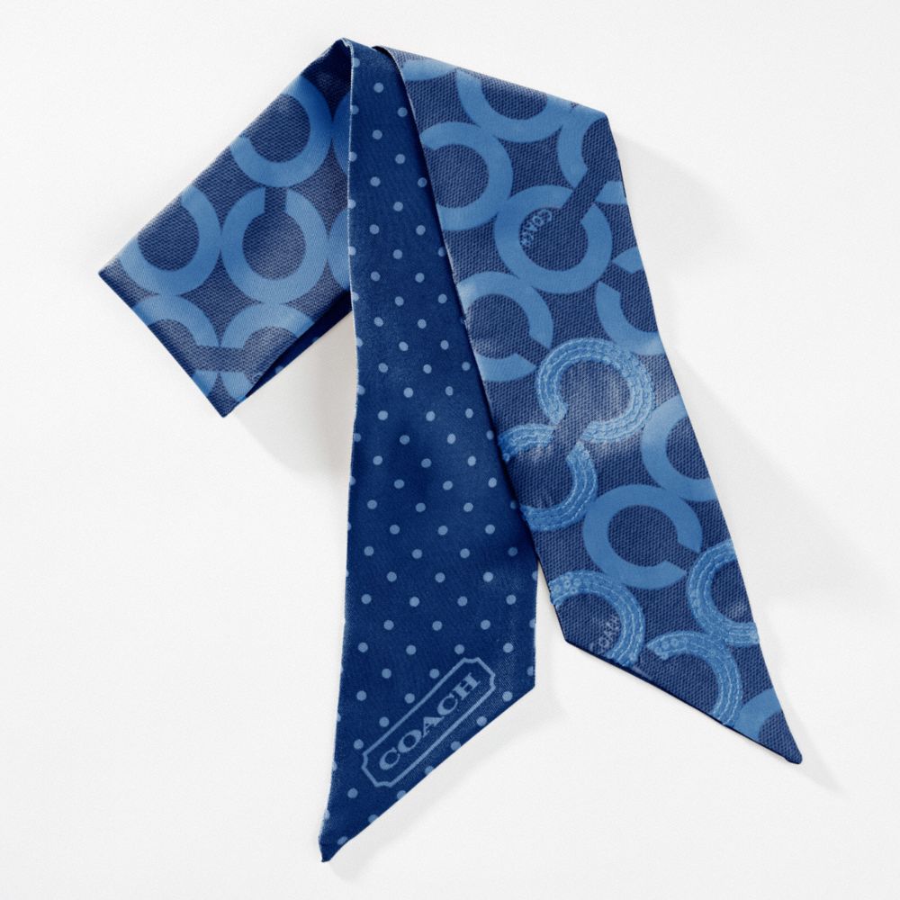 BOYFRIEND DOT PONYTAIL SCARF $38.00