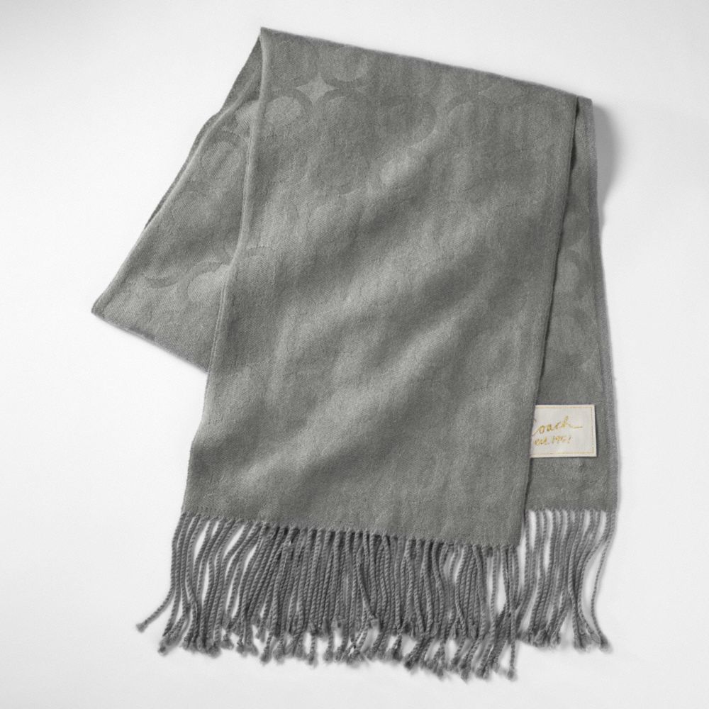 COACH OP ART JACQUARD MUFFLER $148.00